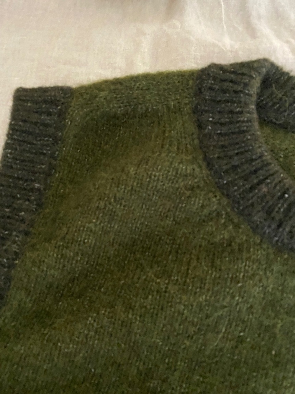 Sezane Samuel 'Perfect Green/Dark Green' NWT - Picture 5 of 11